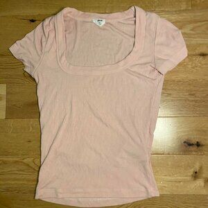 Cotton On Women's Pink T-shirt